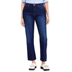 Loft Curvy Straight leg jeans Vintage Dark Wash Size 10/30